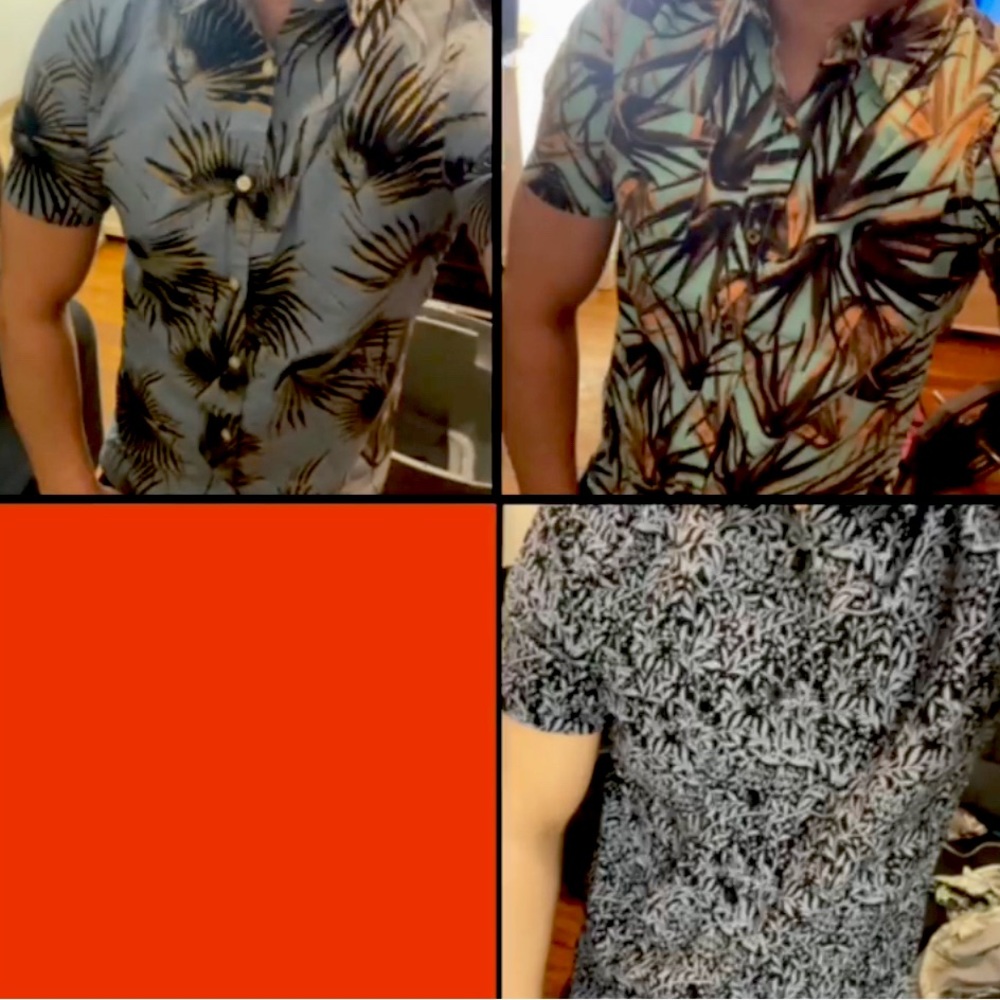 Lot of 3 MEN Shirts size X-Small